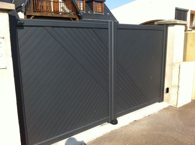 acheter un portail en aluminium proche le havre 76