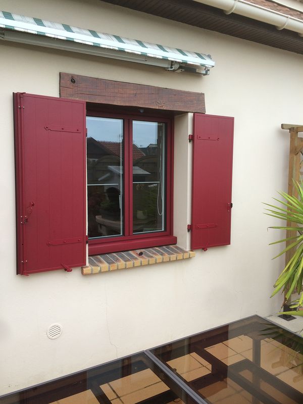 Pose de volets battants en alu au Havre 76